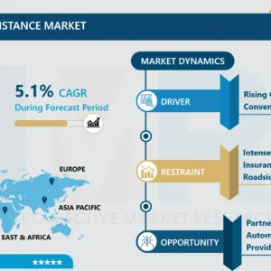車両ロードサイドアシスタンス市場の需要見通し、地域別動向及び予測（2024年～2032年）