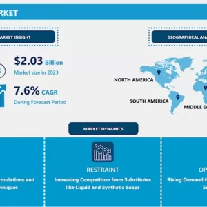 アルカリ石鹸市場 - グローバル規模と今後の業界動向 2024-2032