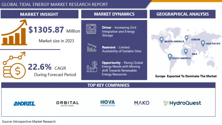 潮力エネルギー市場 - グローバル規模と今後の業界動向